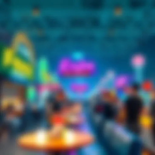 Crowd enjoying Hololive-themed cafes and pop-up shops at Expo & Fes 2026