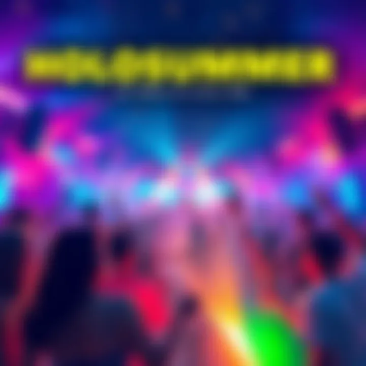 People enjoying fun activities and celebrating at HOLOSUMMER event