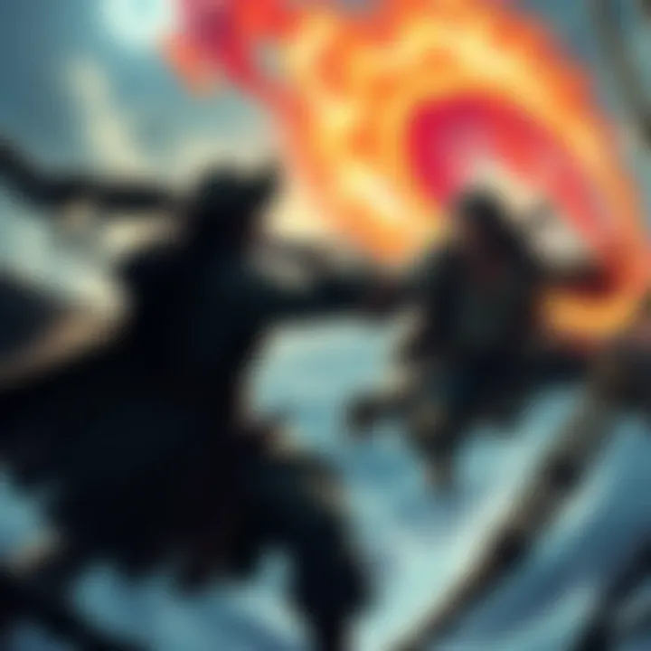 A depiction of holy frauds facing off against the Strawhat Pirates, showcasing their unique powers and abilities in an intense battle scene.