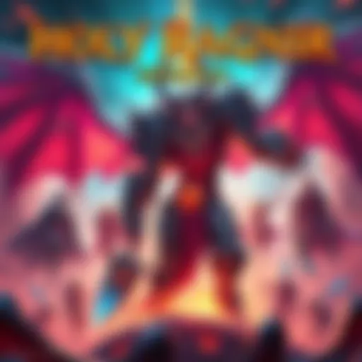 A vibrant scene showcasing new features of Holy Ragnir with enhanced graphics and characters