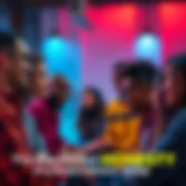 A group of diverse people engaged in a sincere conversation, expressing openness and trust among each other.