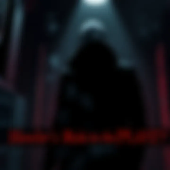A shadowy figure named Howler stands in a dimly lit room, his expression thoughtful as he contemplates his role in the story, hinting at complex motives.