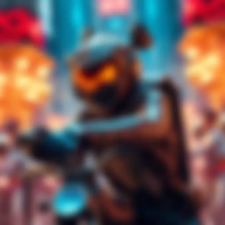 Human Form Chopper showcasing abilities in an exciting scene