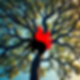 Hyuga and Uchiha Clan Symbol Combination of Hyuga and Uchiha clan symbols with a background of a family tree