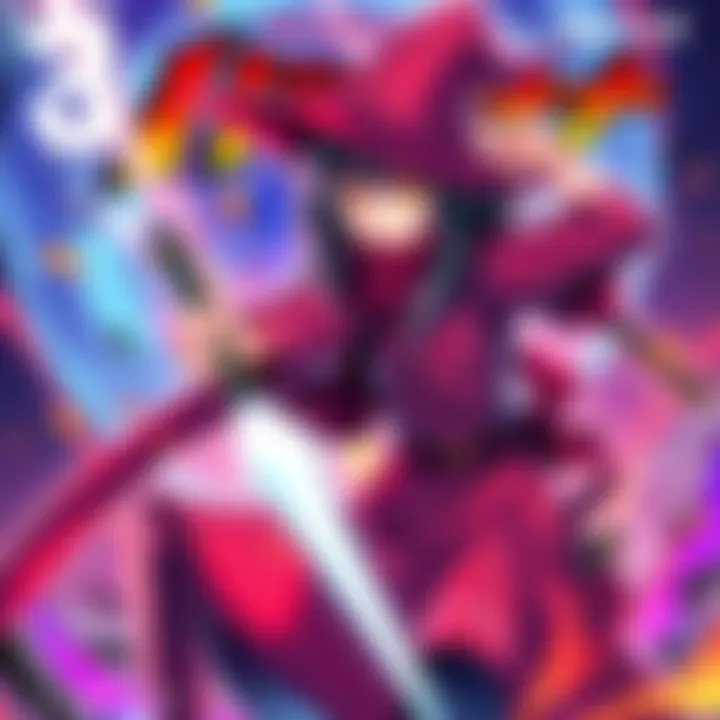 Ichi the Witch Cover Art Cover illustration of Ichi the Witch featuring vibrant colors and dynamic poses, showcasing the main character in an action scene.