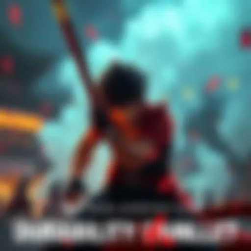 Ichigo prepares to take on the DURABILITY Gauntlet, showcasing his strength and determination in an intense challenge setting.