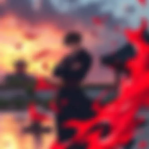 Ichigo stands in a training pose, focusing intently as he prepares to reclaim his lost powers during a peaceful moment.