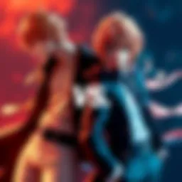 Comparison of the new Ichigo figure that looks detailed and vibrant next to the Byakuya figure that appears less dynamic.