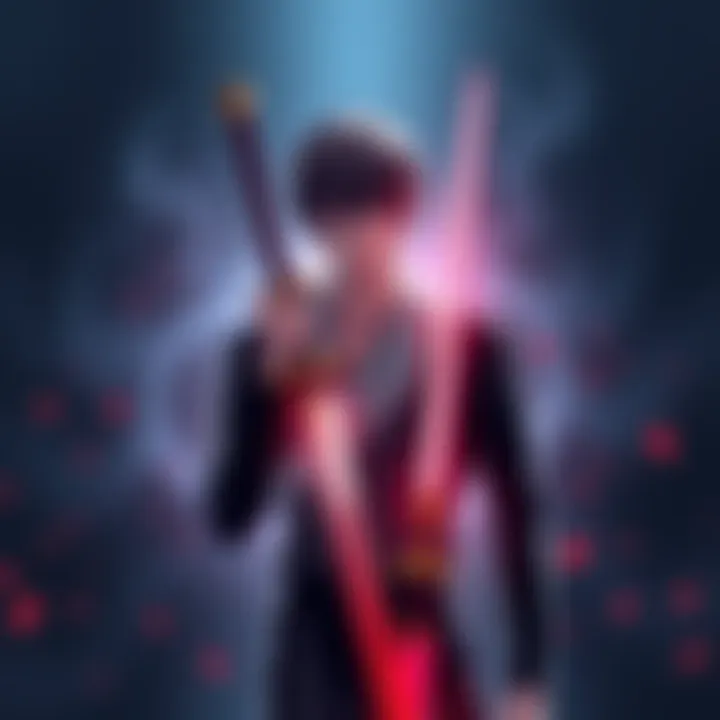 Ichigo stands with his zanpakuto sword, looking determined and thoughtful, symbolizing his choice not to fuse again.