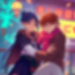 Ilia and Yang Together Ilia and Yang share a warm moment, showcasing their connection and playful interaction.