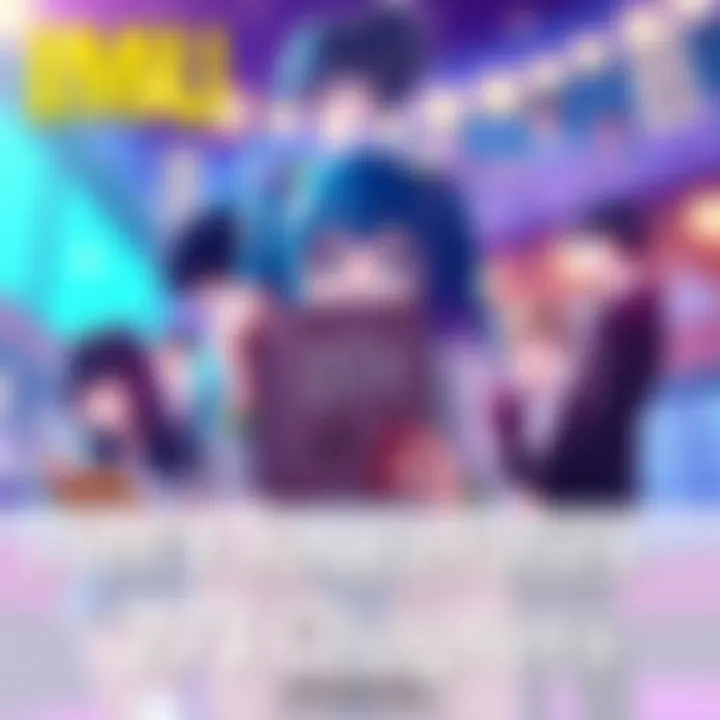 Imu holding a manga book with the number 271 prominently displayed, surrounded by various manga characters in a celebratory scene