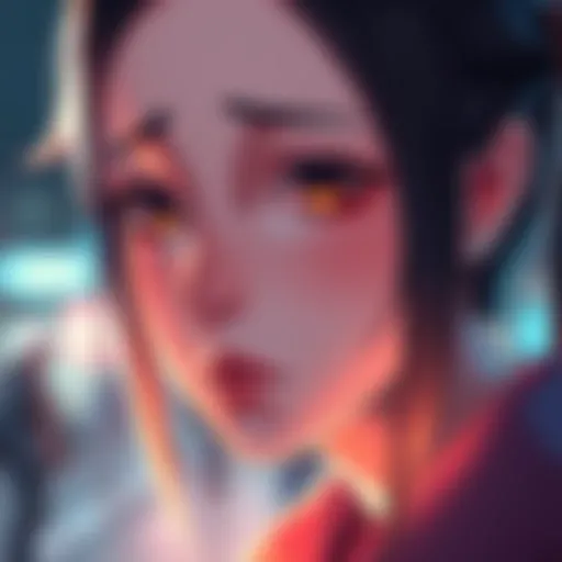 A character named Imu shown with a sad expression, highlighting emotional reactions from people discussing their feelings in forums.