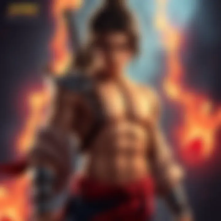 Imu's Transformation Imu showcasing a powerful transformation with a strong stance among the six Top Tiers at God Valley