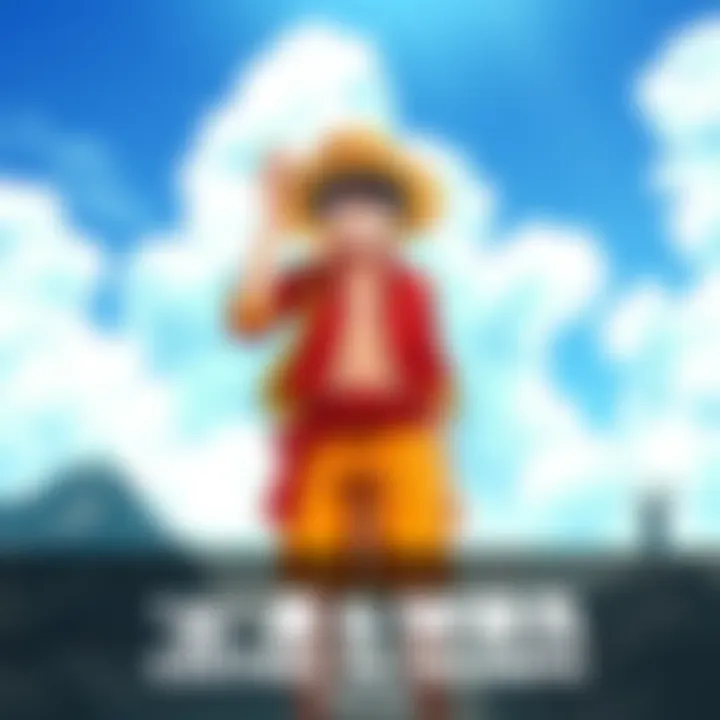 Inaki as Luffy Inaki wearing a bright outfit with a straw hat, embodying Luffy's adventurous spirit, standing confidently with a smile