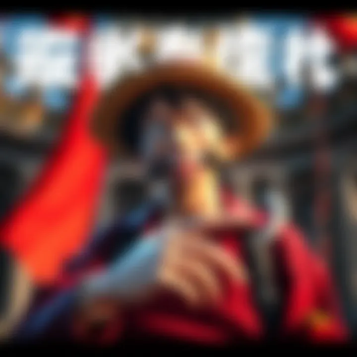 Iñaki portraying Luffy, showcasing his vibrant personality in a promotional scene