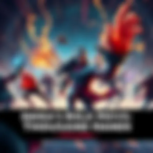 Indra boldly advances toward Thousand Hands in a dramatic confrontation