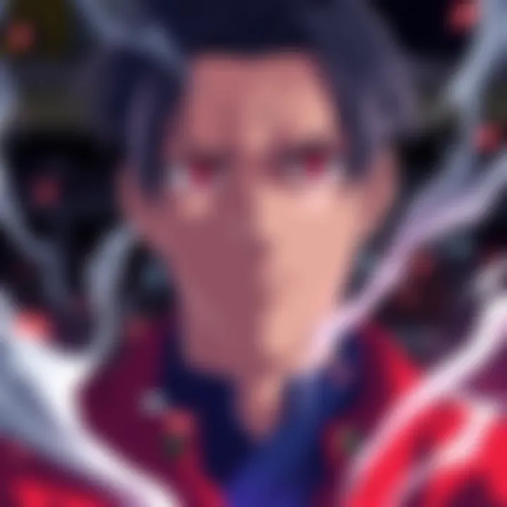 Iori expressing disappointment as he watches new jujutsu sorcerers struggle, reflecting his frustration with their weakness.