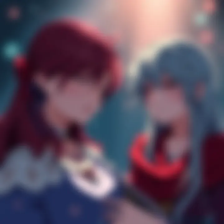 Irene displays affection towards Wendy while Erza looks on with a melancholic expression, highlighting their complex family dynamics.