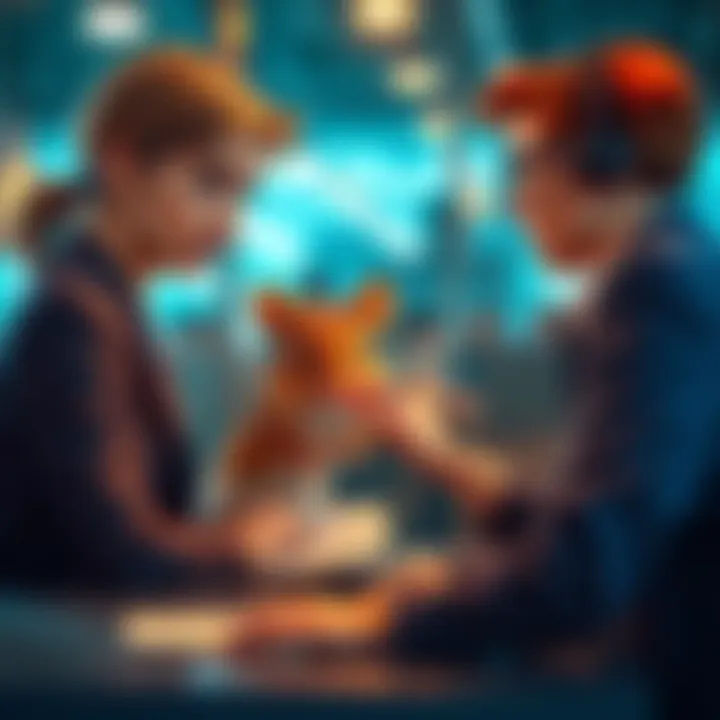 Ironmouse Discussing Work Experience Ironmouse shares her past job experiences during a conversation, looking thoughtful and engaged.