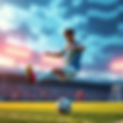 Soccer player Isagi in action, using space manipulation on the field during a match