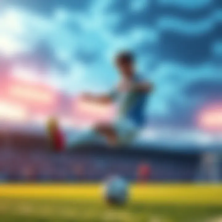 Isagi playing soccer as a false 9 Soccer player Isagi in action, using space manipulation on the field during a match