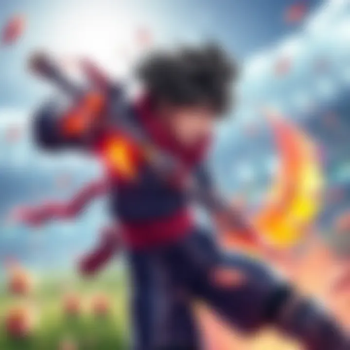 Isagi demonstrates his weapon's effectiveness on the field, showcasing its impact against opponents