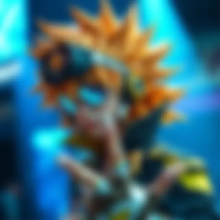 IShowSpeed impressively dressed as Bakugo, showcasing a detailed costume with spiky hair and explosive accessories.