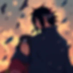 Itachi Comforts Sasuke Itachi speaks to Sasuke, expressing love and support during a tense moment, highlighting their strong brotherly bond.