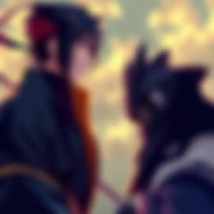 Itachi and Obito Discussion Itachi shares his thoughts with Sasuke while referencing Obito, highlighting their connection and secrets.