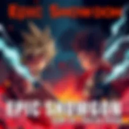 Itadori and Gon face off in an intense showdown, ready to unleash their powers in a one-on-one fight.