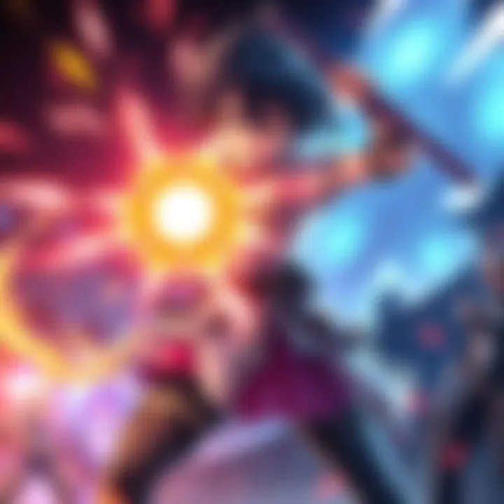 Izuru Kira prepares to unleash a skill that reduces enemy damage in a dynamic gaming setting