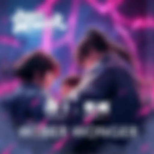 A dynamic moment featuring characters from Jabber Wonger amid intense visuals