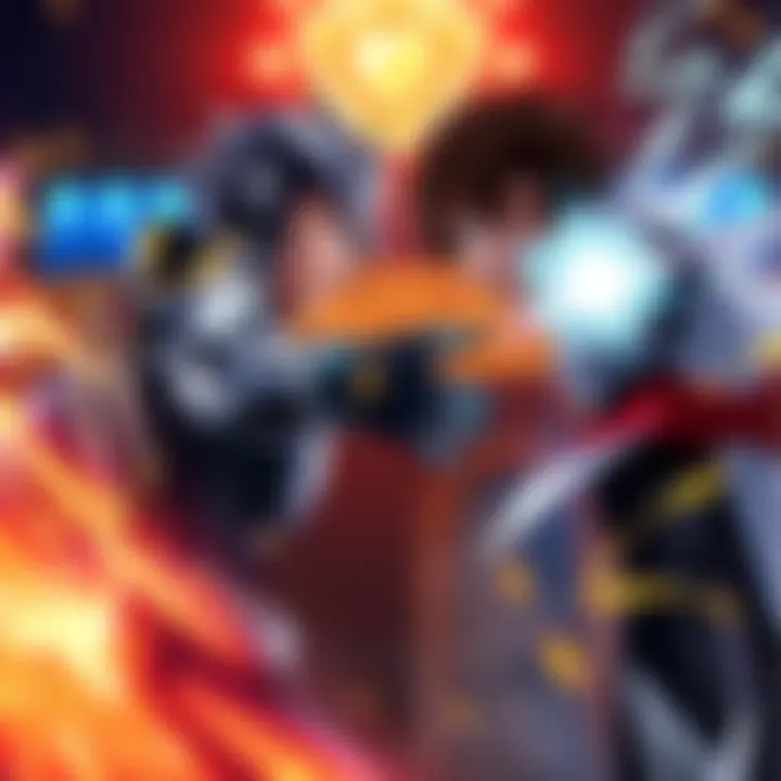 Jack and Agito face each other in a dramatic duel, both ready to fight and showcase their skills.
