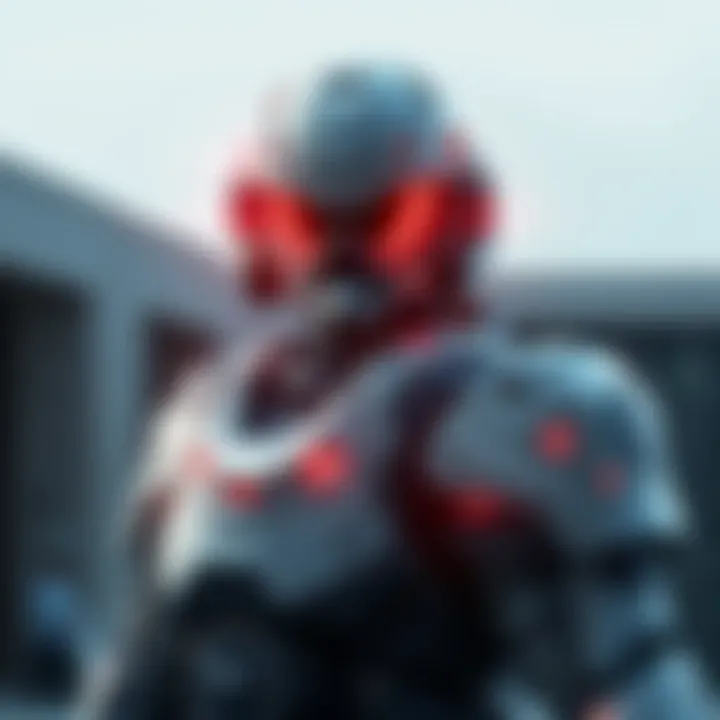 Japan's Super Soldier Initiative An illustration of a futuristic soldier in advanced armor, representing Japan's new military technology plan.