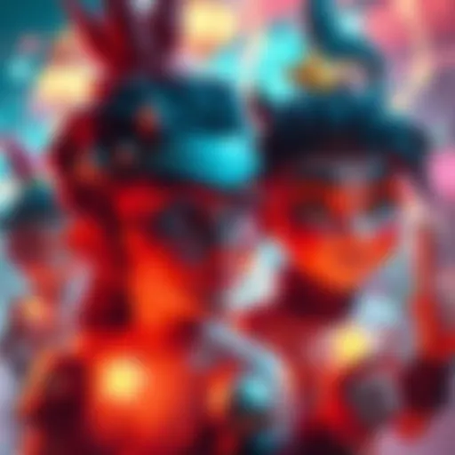 Vibrant and charismatic characters designed to engage audiences in storytelling, showcasing creativity and charm.