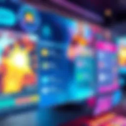 A screenshot of Japenis Game showing vibrant graphics and user-defined tags on the screen