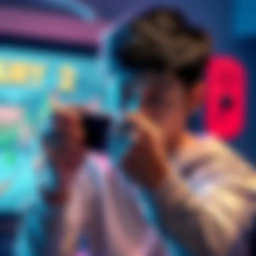Japenis struggles to progress in Switch 2, showing frustration while holding the controller in front of the screen