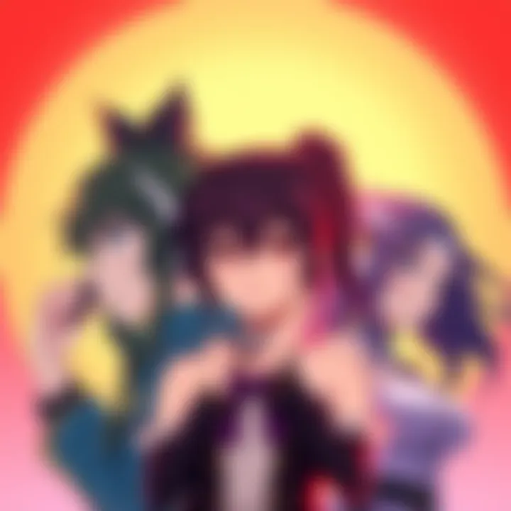 Collage of Jill Harris's characters Noelle from Black Clover, Aura from Overlord, and Nino from QQ