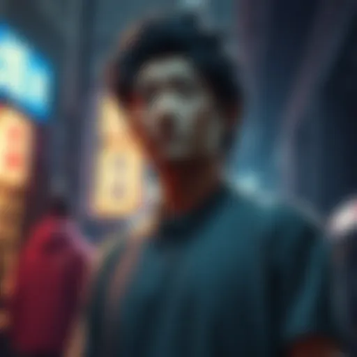 Jiro standing in a scene from the series, appearing sad and underwhelmed due to lack of screen time