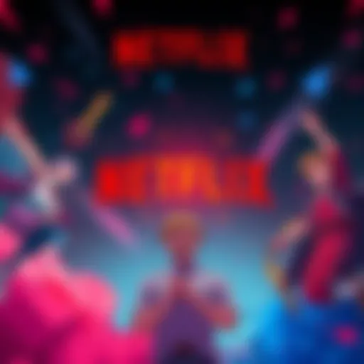 Netflix logo with JJBA anime characters celebrating the new episode release date