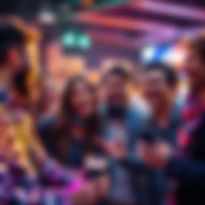 A group of fans discussing and sharing their love for Jjk and CsAm, with smiling faces and excited gestures.