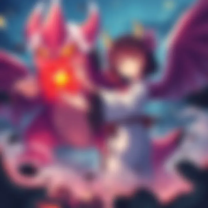 A humorous illustration depicting Megumi summoning Mahoraga in a playful situation, shared by fans on forums.