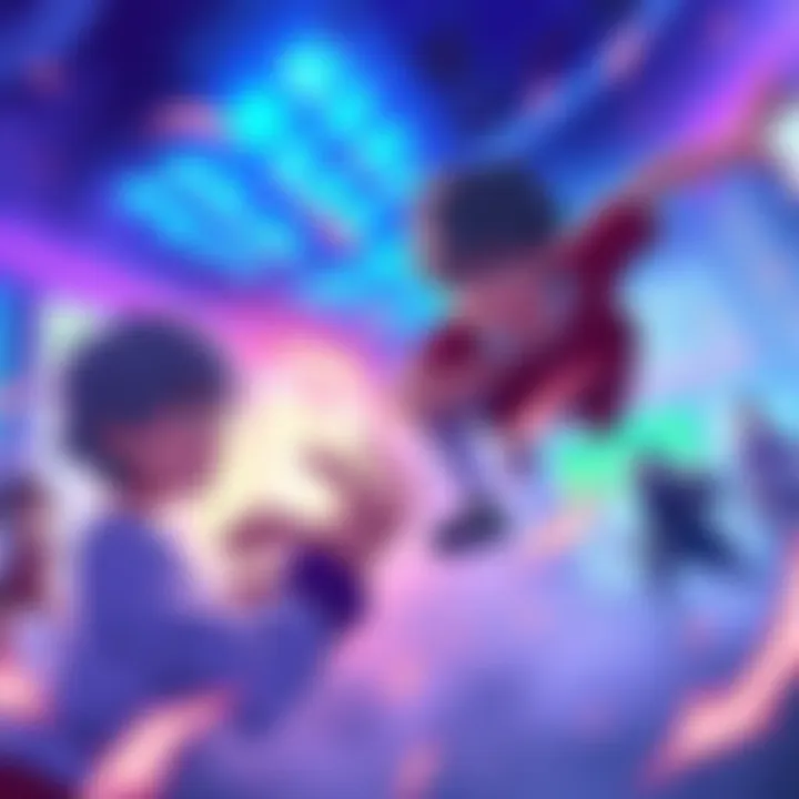 A vibrant scene from JJK Season 3 showcasing dynamic characters and stunning visuals during the Culling Games