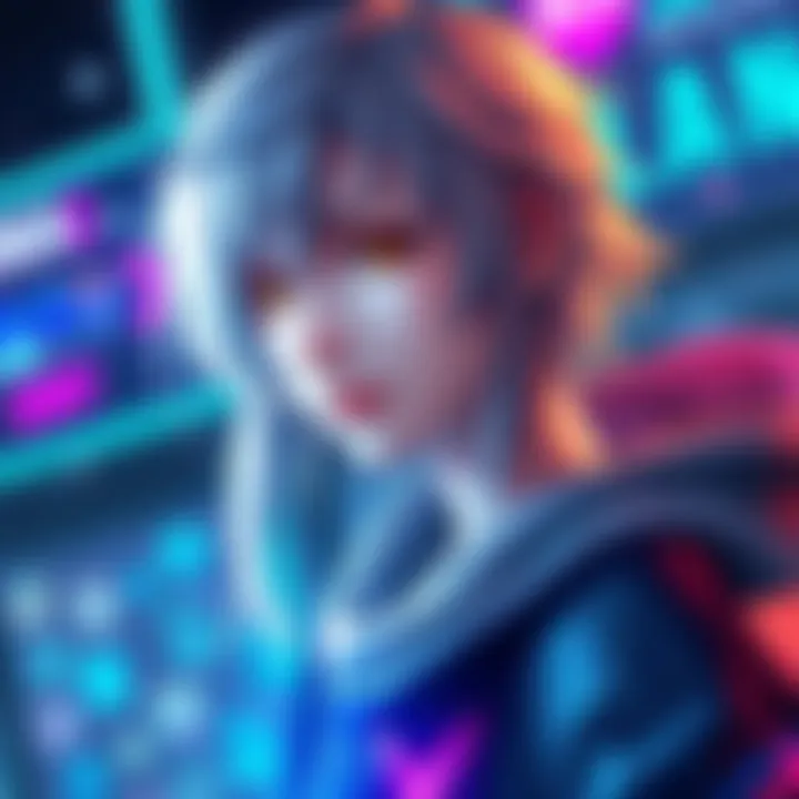 Artwork featuring Johan styled as Luka from the anime ALNST, showcasing a creative blend of character designs.