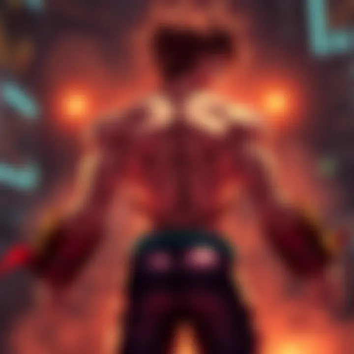 A JoJo character with a striking and prominent behind in a dynamic pose, highlighting their physical features