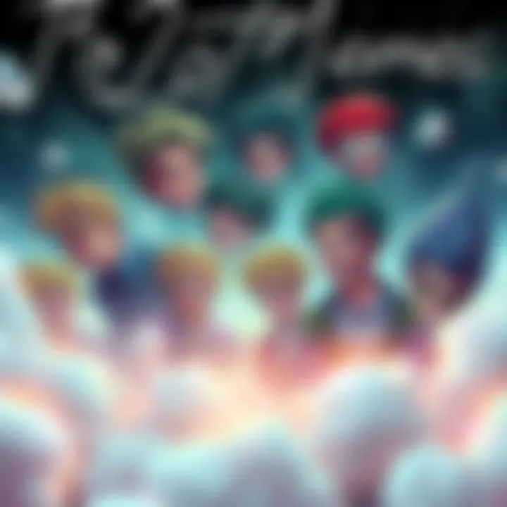 A collection of popular JoJo memes fading away, symbolizing the end of an era in meme culture.