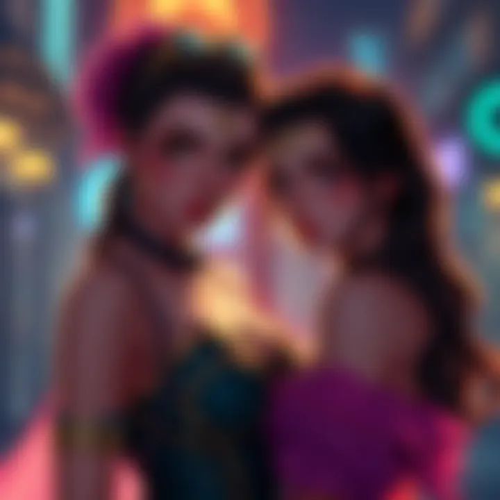 Jolyne stands next to Anastasia, showcasing a complicated relationship dynamic