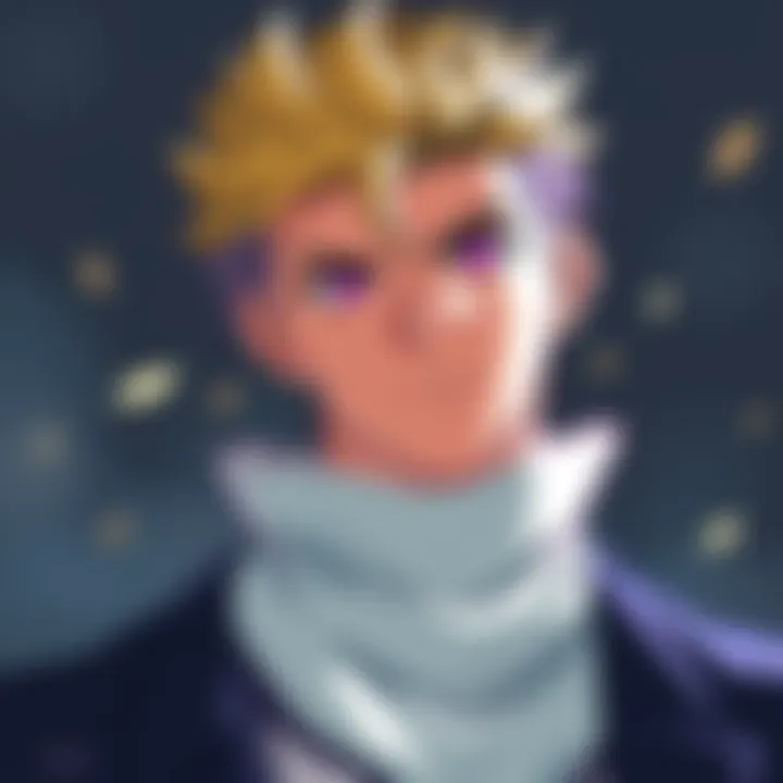 A detailed illustration of Josuke Giovanna, showcasing his unique hairstyle, outfit, and confident expression, capturing his essence as a strong character.