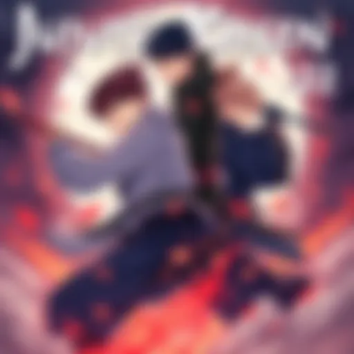 Jujutsu Kaisen Chapter 22 Cover Cover illustration of Jujutsu Kaisen Modulo Chapter 22 featuring main characters in action poses with a dramatic background