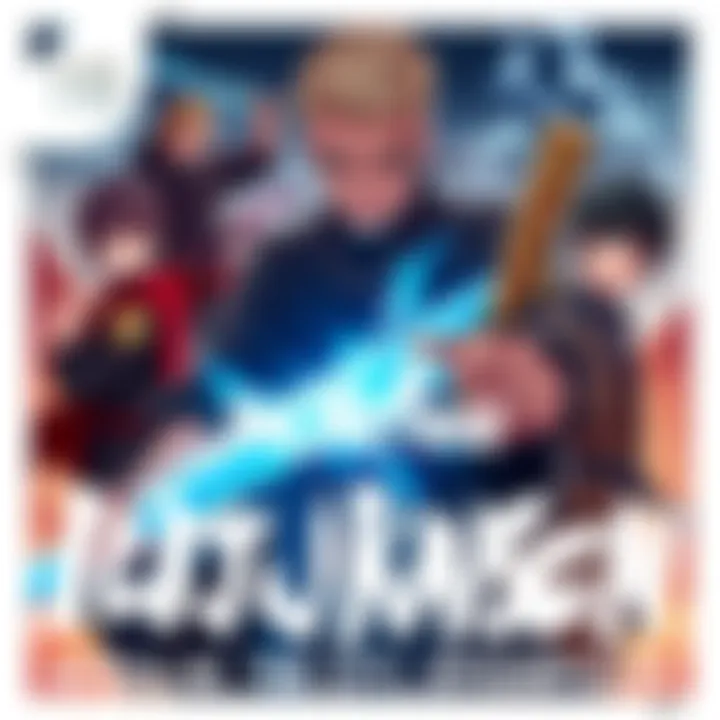 Main characters from Jujutsu Kaisen in an action scene, showcasing their powers and ready for battle